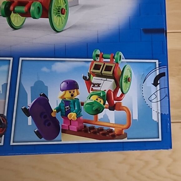 Lego City Skate Park Set 60290 Road Plate Skateboard Ramp - Picture 8 of 11